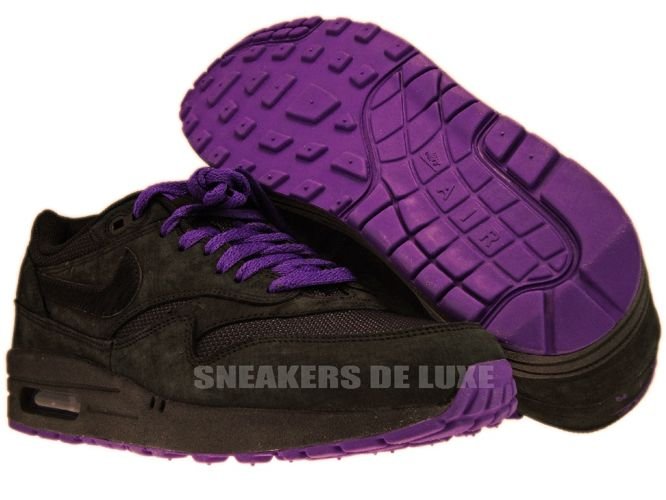 nike air max 1 black purple